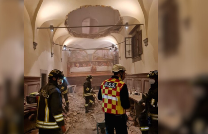 Strava u Italiji: Strop samostana urušio se na ljude na svadbenoj zabavi, najmanje 35 ozlijeđenih