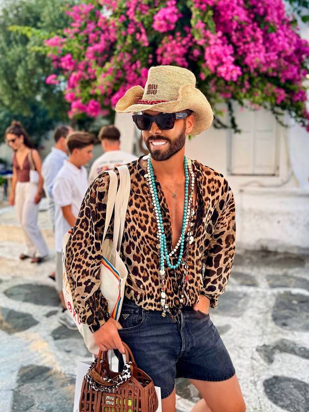 Odmor u stilu Marka Grubnića: Skupe torbice, leopard uzorci i vrela zabava na Mikonosu...