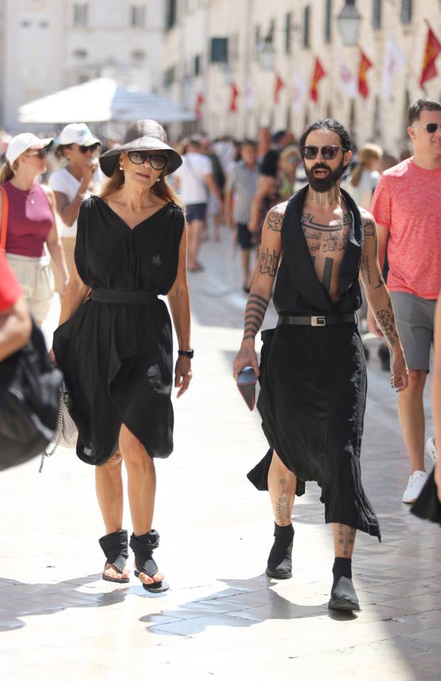 Dubrovnik: Đurđa Tedeschi i Božo Vrećo prošetali Stradunom