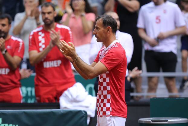 Osijek: Drugi dan Davis Cupa, Marin &Ccaron;ili&cacute; - Corentin Moutet