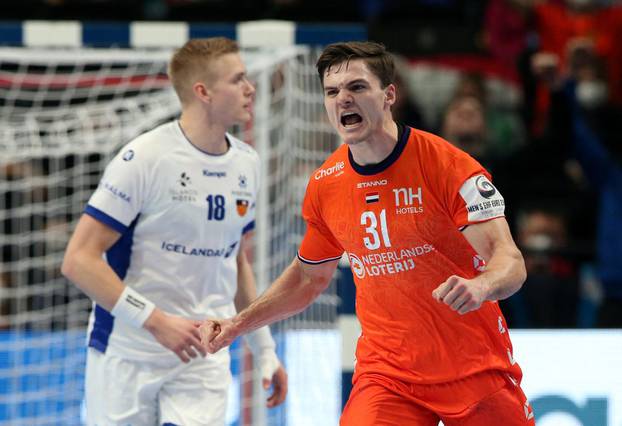 EHF 2022 Men's European Handball Championship - Group B - Iceland v Netherlands