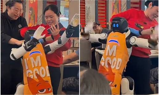 VIDEO Robot divljao: Radnice ga poku&scaron;ale obuzdati u restoranu