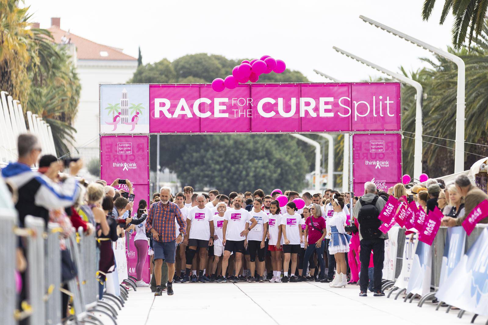 Na splitskoj rivi startala utrka 'Race for the Cure'