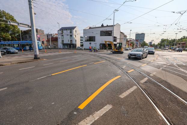 Zagreb: Počeli radovi na križanju Ulice grada Vukovara i Avenije Marina Držića