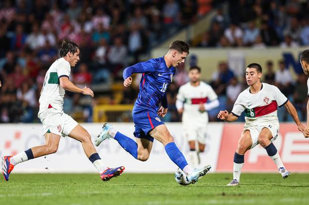 Karlovac: Kvalifikacije za Europsko U-21 prvenstvo, Hrvatska - Portugal