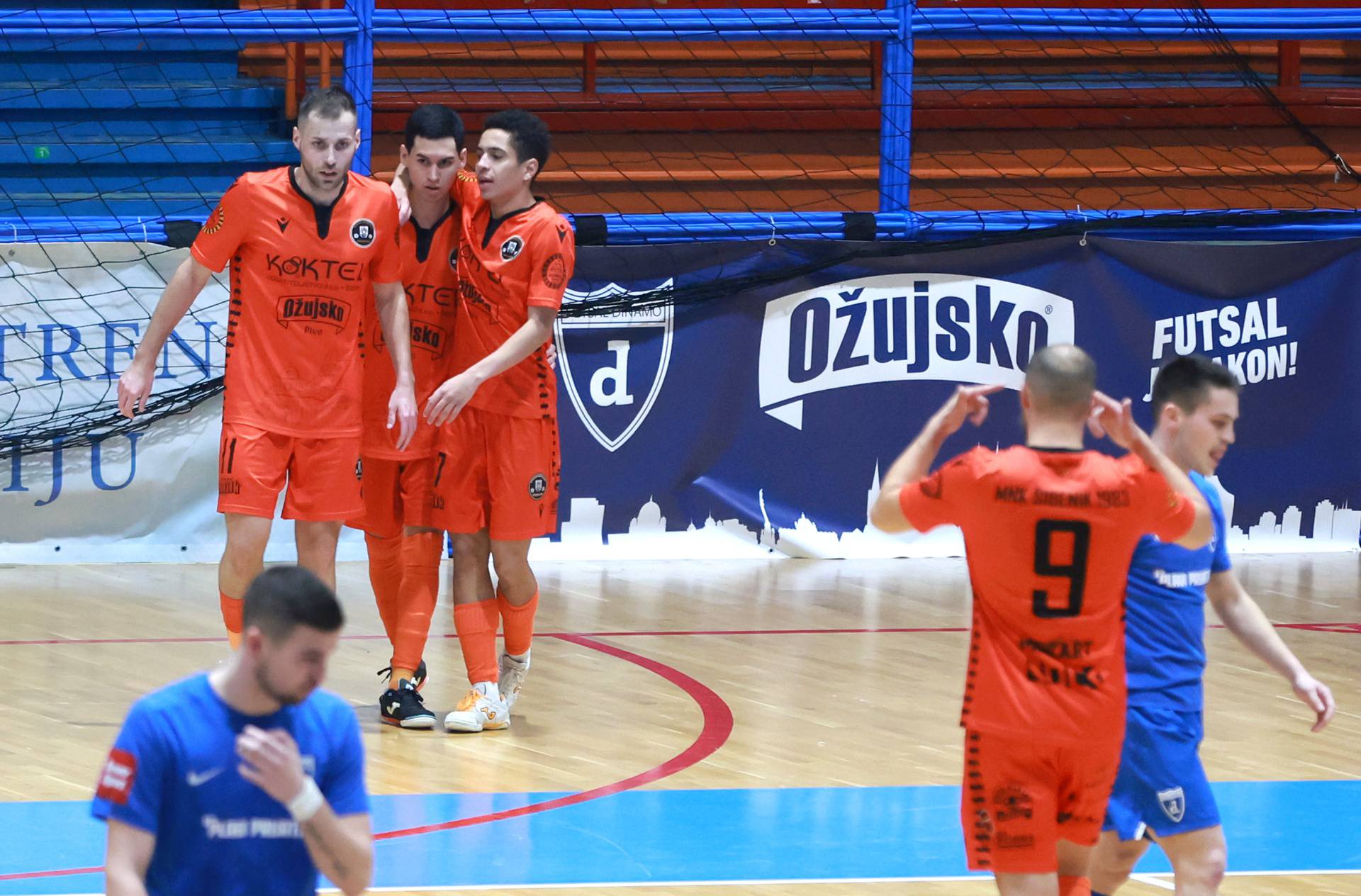 Zagreb: Futsal Dinamo i Šibenik 1983 sastali se u četvrtfinalu Hrvatskog malonogometnog kupa