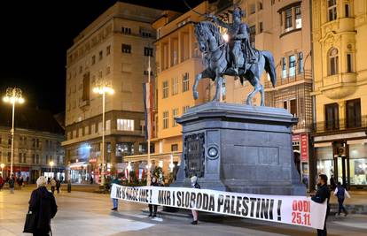 Novi prosvjed podrške Palestini u Zagrebu: Vlada nas je stavila  u položaj sudionika u genocidu