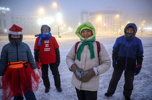 New Year's Eve race in Russia's Yakutsk