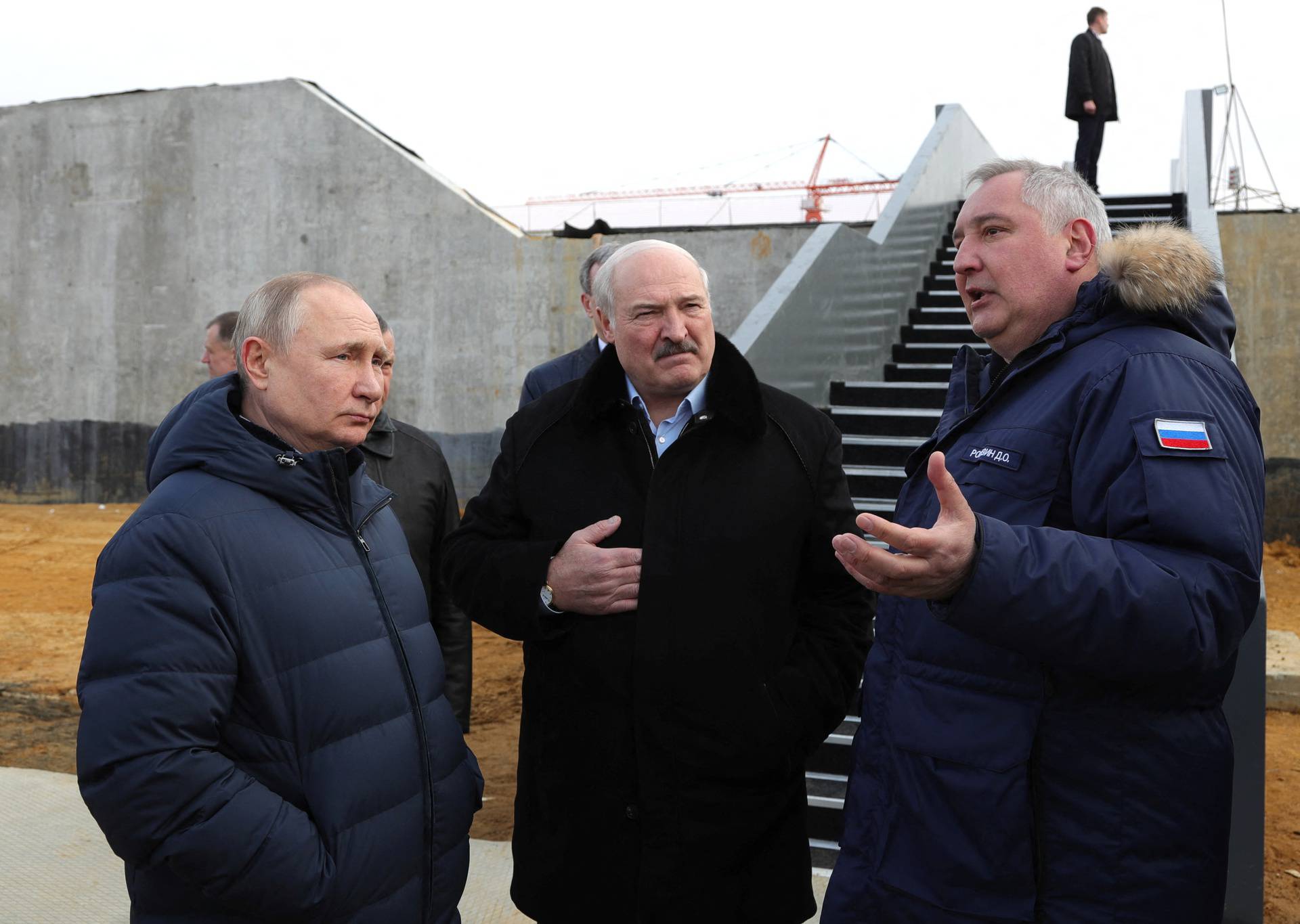 Russian President Putin and Belarusian President Lukashenko visit the Vostochny Cosmodrome