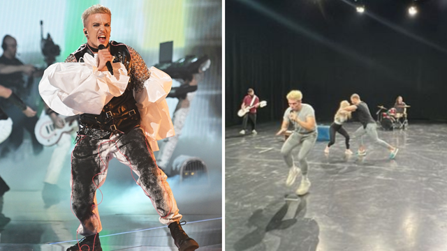 Baby Lasagna podijelio fotke s probe za Eurosong: Evo kako se priprema za veliku pozornicu