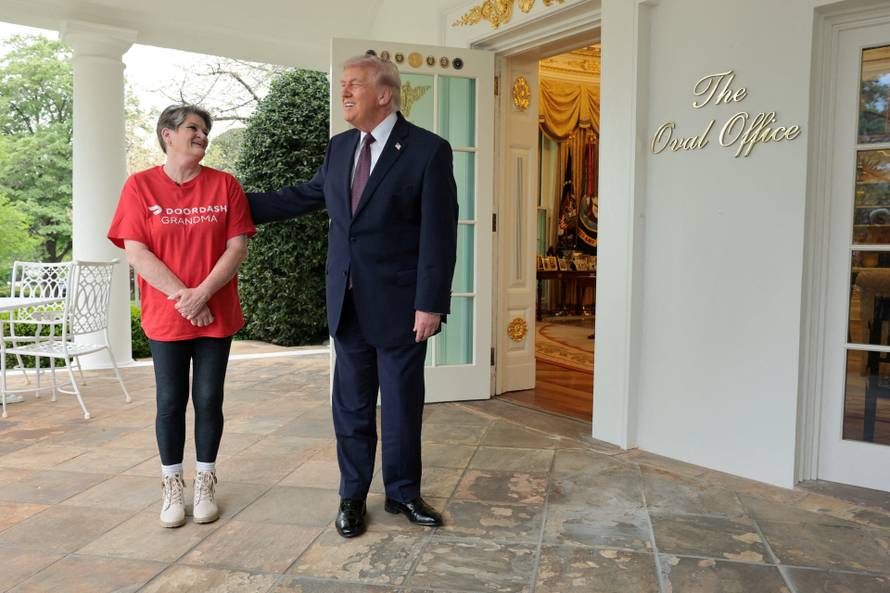 U.S. President Donald Trump in the Oval Office at the White House