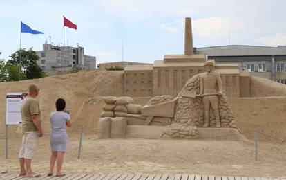 Sand Sculpture Exhibition in Latvia