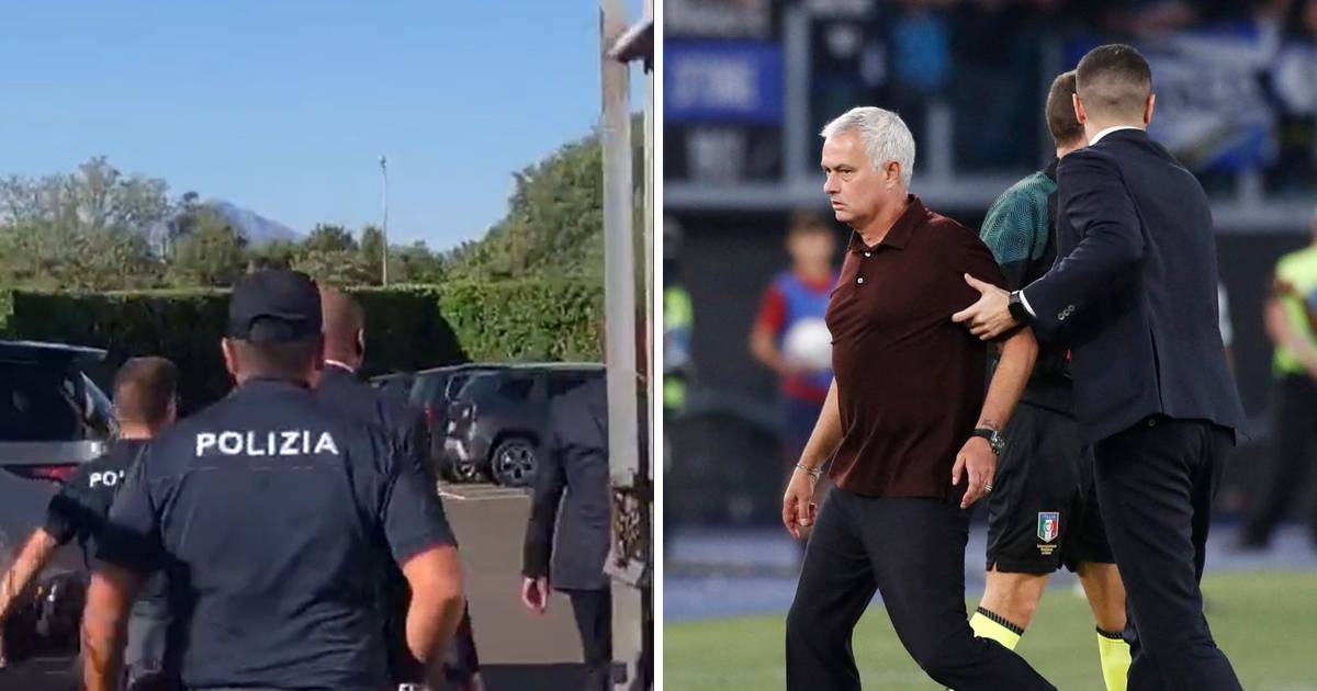 SERIE A, VIDEO Allegrija čuvala policija, Mourinho htio okršaj sa sucem