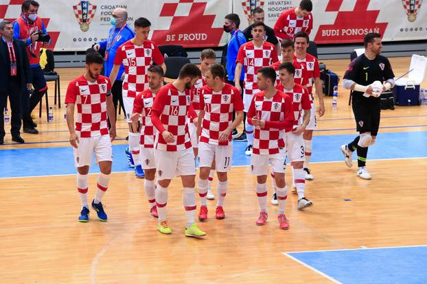 Osijek: Hrvatska futsal reprezentacija protiv Ukrajine za odlazak na EP