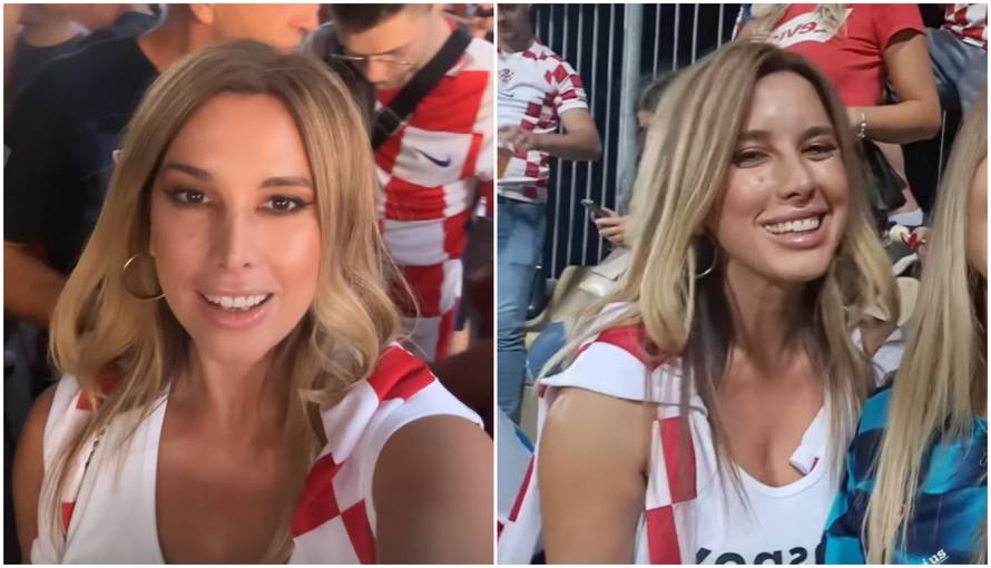 Vatrena Nives Celzijus pridružila se navijačima u Rijeci i slavila pobjedu hrvatske reprezentacije
