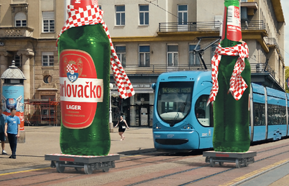 Jeste li vidjeli? Tramvajskom prugom provozala se navijačka Karlovačko boca!