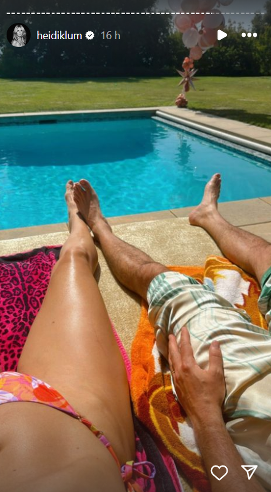 Heidi Klum je pokazala kako je slavila rođendan: Počastila se tortom i sunčala se u toplesu...