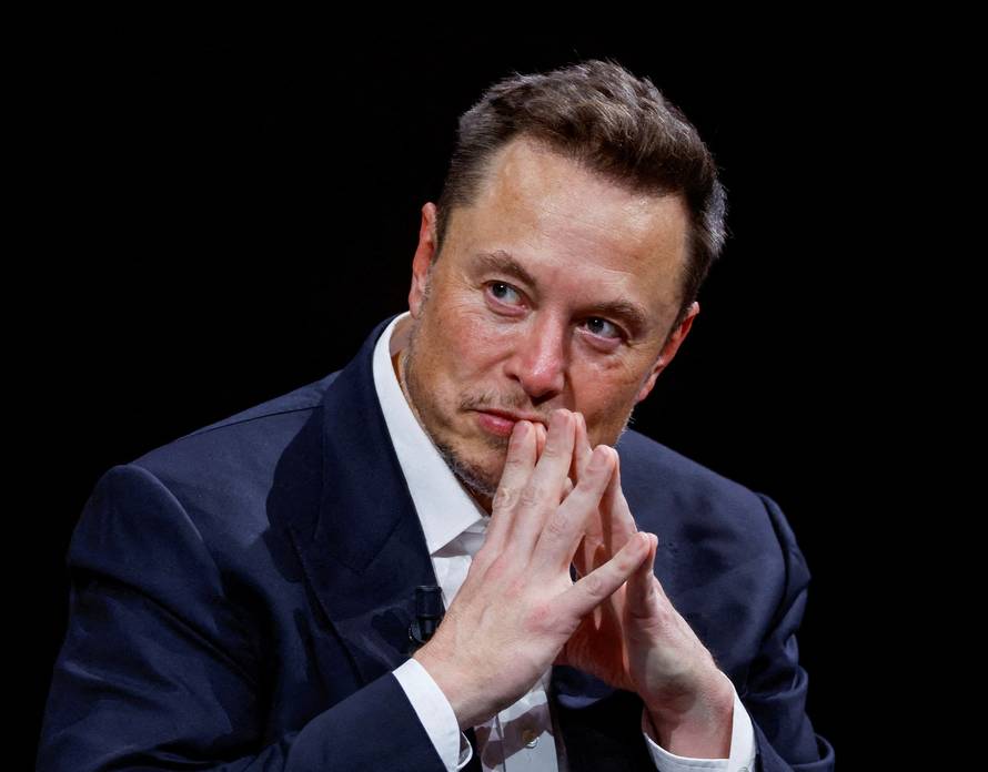 FILE PHOTO: Tesla CEO and Twitter owner Elon Musk attends the VivaTech conference in Paris