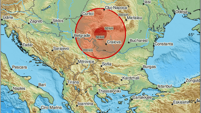 Potres pogodio Rumunjsku, epicentar na granici sa Srbijom