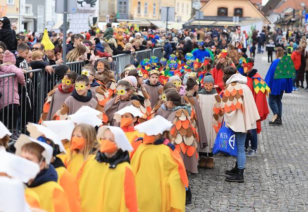 Samobor: Dječja povorka u sklopu 200. obljetnice Samoborskog fašnika