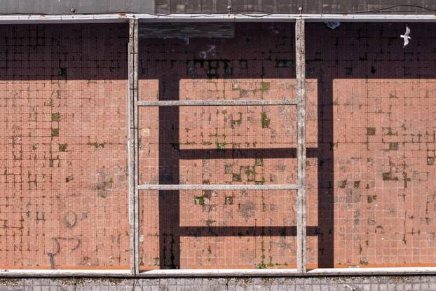 Sarajevo: Pogled iz zraka na dvoranu Skenderija