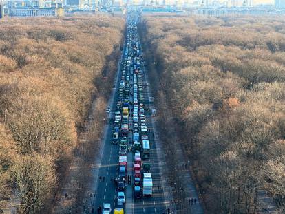 FOTO Prosvjednici blokirali Njemačku: Ovako izgleda Berlin