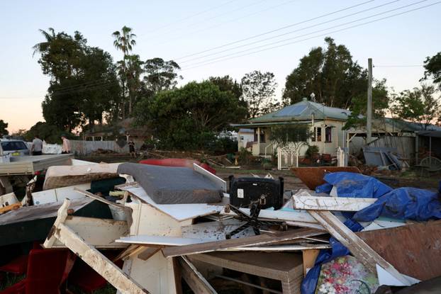 Aftermath of flooding in Glenthorne