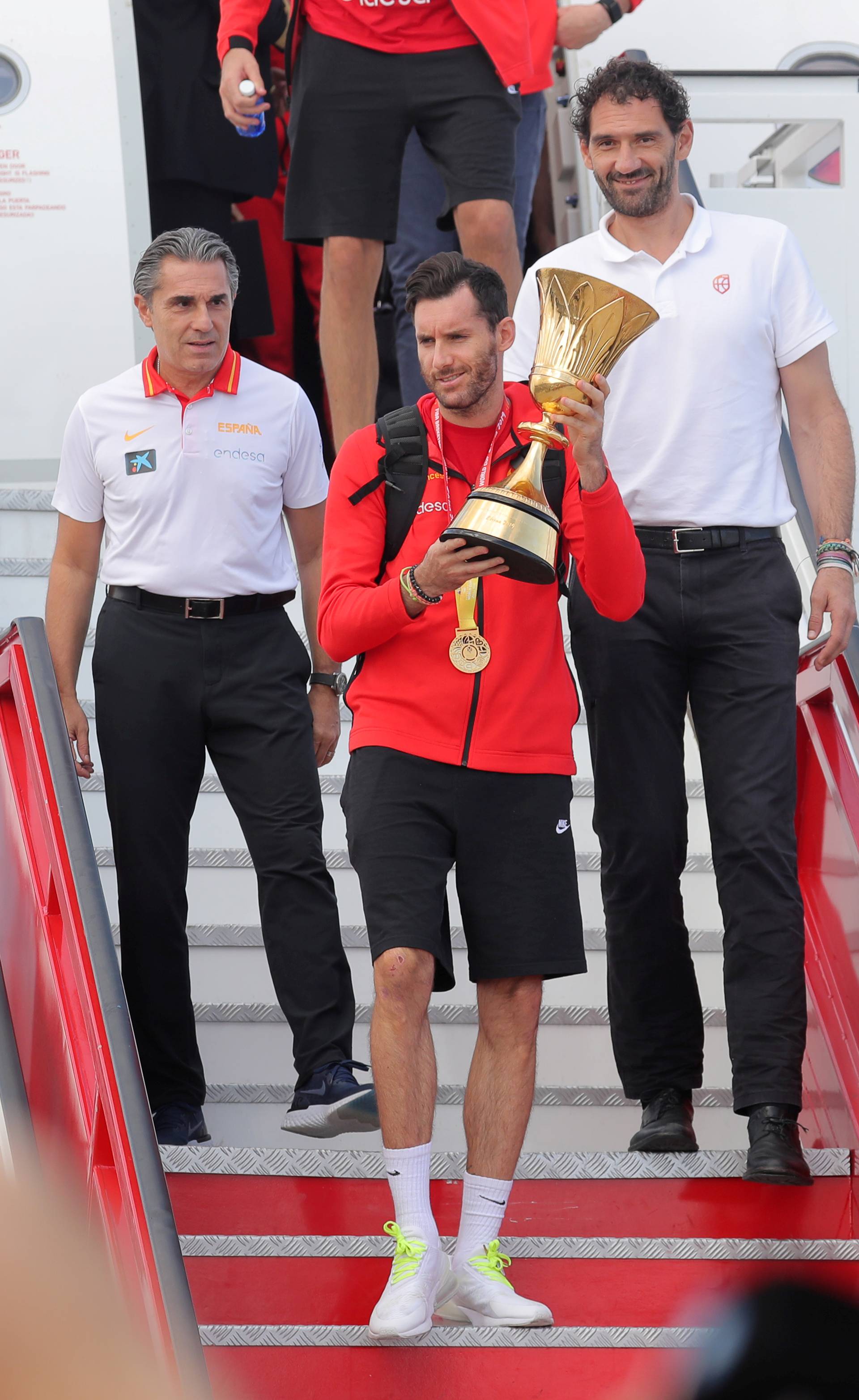 Spain celebrate their Basketball World Cup Win in Madrid