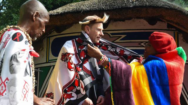 Britain's Prince Edward, Duke of Edinburgh visits South Africa