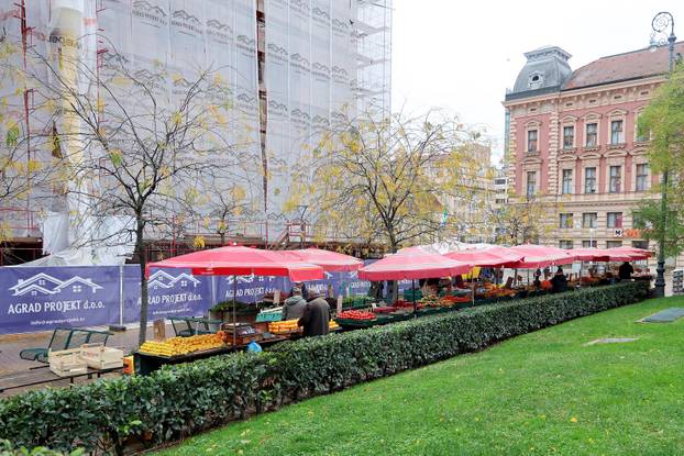 Zagreb: Europski trg je od danas tržnica