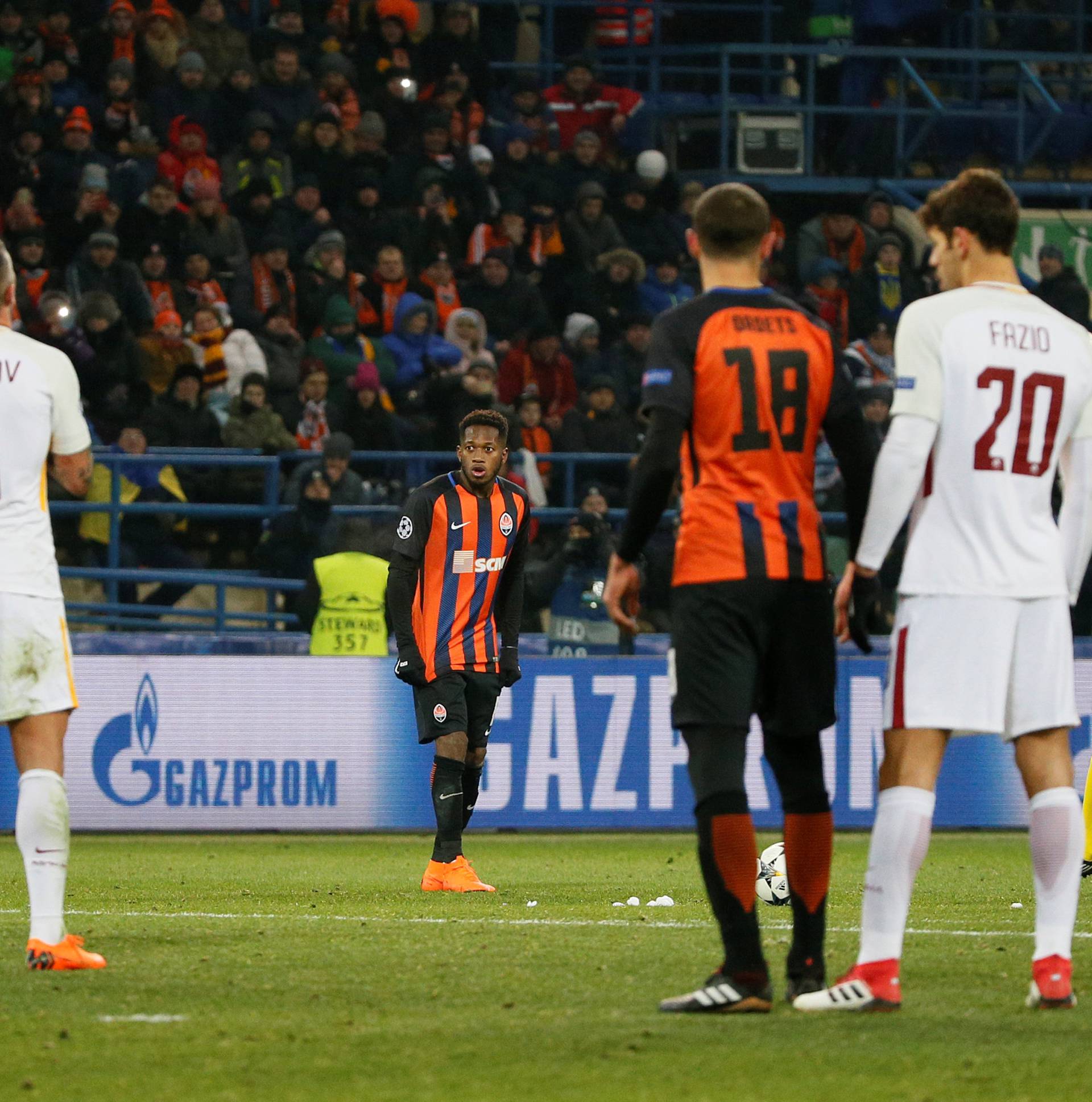 Champions League Round of 16 First Leg - Shakhtar Donetsk vs AS Roma