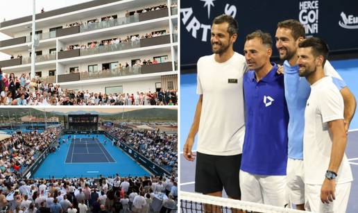 FOTO Novak &Dstrok;okovi&cacute; pjevao i 'prosvjedovao' u Me&dstrok;ugorju: Kumovi &zcaron;ele dovesti i ATP turnir