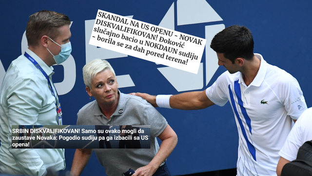 Novak diskvalificiran, Srbima prekipjelo: 'Pa samo ovako su mogli zaustaviti Đokovića...'