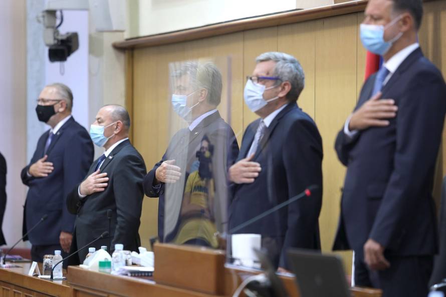 Zagreb: Počela je 3. sjednica Hrvatskoga sabora