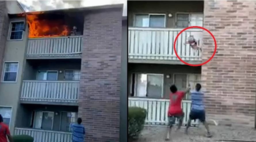 Bacila sinčića s balkona i time ga spasila od plamene buktinje: Majka se nije uspjela spasiti...