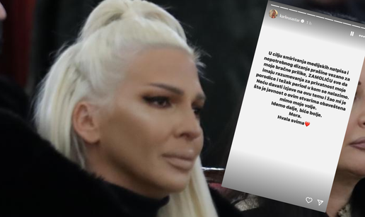 Jelena Karleuša oglasila se prvi put nakon incidenta s bivšim suprugom: 'Bit će bolje. Mora...'