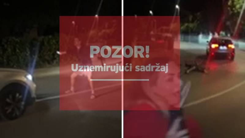 V Poreču moški z orožjem ustavljal avtomobile, voznik ga je povozil