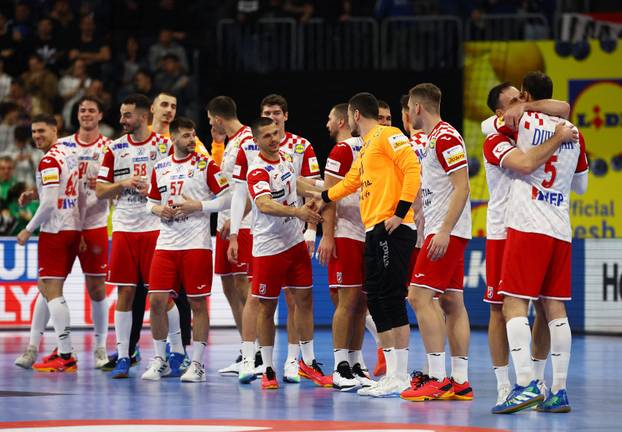 EHF 2024 Men's European Handball Championship - Preliminary Round - Group B - Spain v Croatia