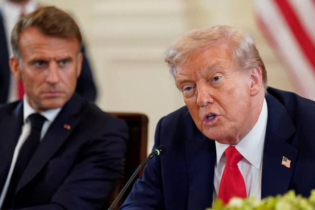 U.S. President Trump meets with Ukrainian President Zelenskiy and European leaders, in Washington, D.C.