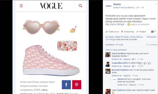 Kakva pohvala! Ugledni Vogue predstavio je naše Startasice