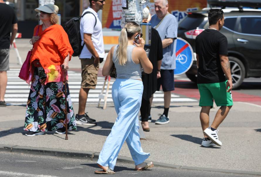 Vrućina i visoke temperature u Zagrebu 
