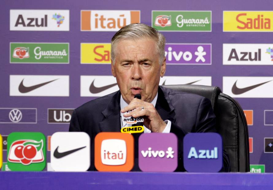 FIFA World Cup 2026 - Brazil coach Carlo Ancelotti speaks to media ahead of the World Cup