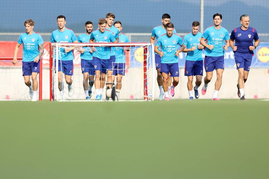 Rijeka: Trening hrvatske nogometne reprezentacije