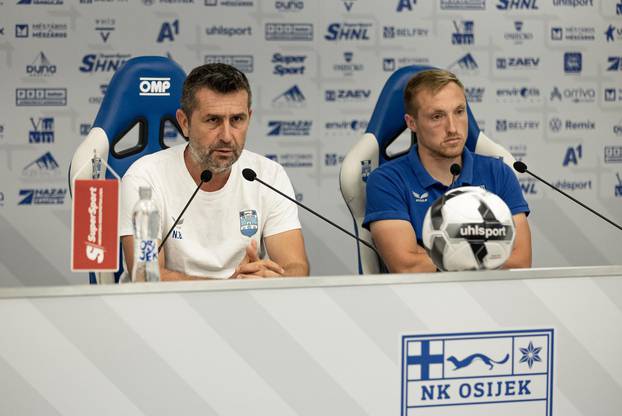 Osijek: NK Osijek odr&zcaron;ao konferenciju za medije uo&ccaron;i utakmice protiv NK Vara&zcaron;din