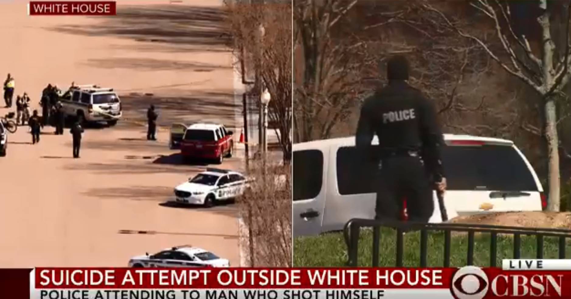 Drama ispred Bijele kuće: Muškarac si je pucao u glavu