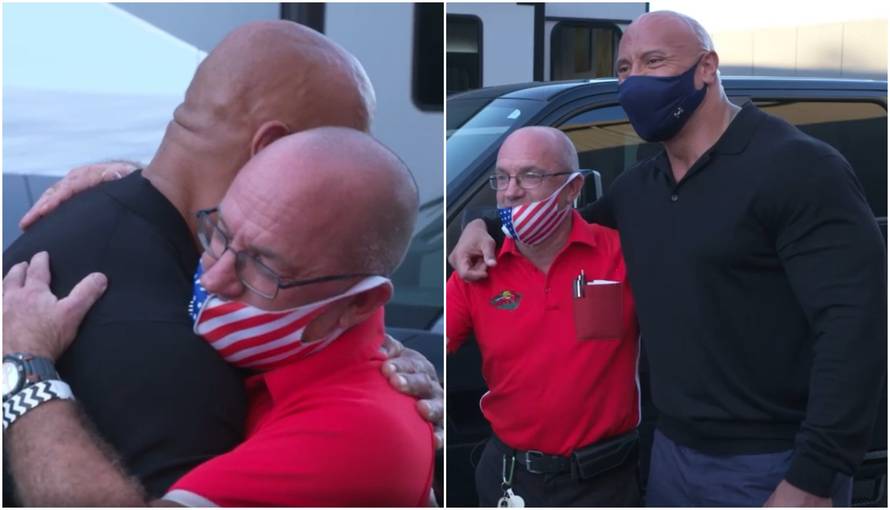 The Rock napravio iznenađenje života čovjeku koji mu je pružio dom kad je bio beskućnik...
