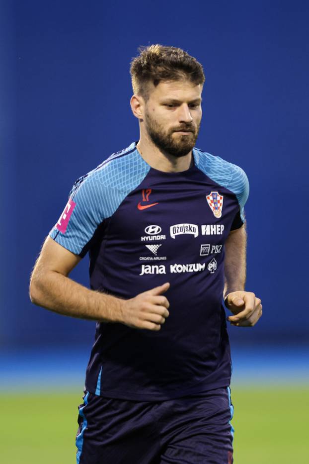 Zagreb: Trening hrvatske nogometne reprezentacije