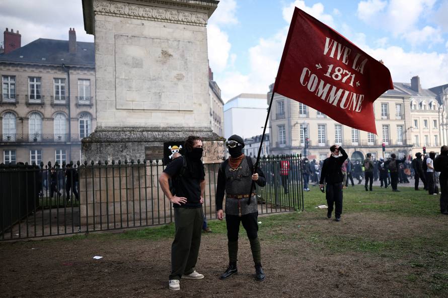 Nationwide protests in France against the cost of living