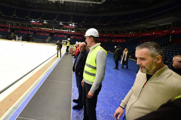 Beograd: Počelo punjenje bazena u Areni gdje će se održati 37. Europsko vaterpolo prvenstvo za muškarce 2026.