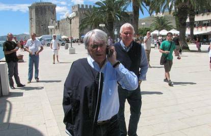 Bernie Ecclestone došao je s curom na odmor u Trogir
